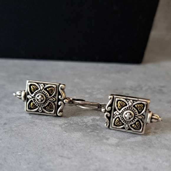 Brighton Silver and Gold Earrings - Picture 6 of 6